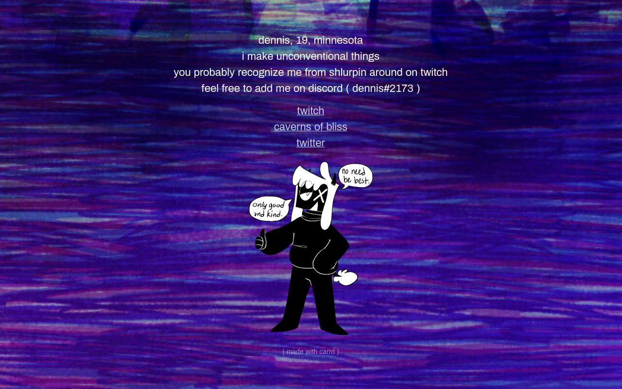 Carrd profile picture for @gravely